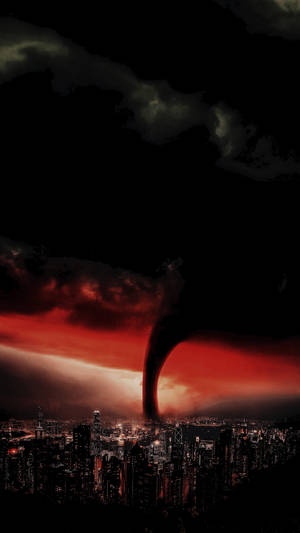 Terrifying Tornado Oled Wallpaper