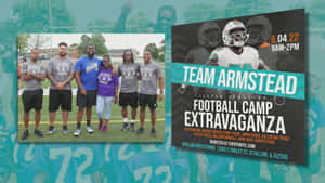 Terron Armstead Football Camp Extravaganza Poster Wallpaper