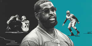 Terron Armstead Miami Dolphins Fanart Wallpaper