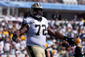 Terron Armstead New Orleans Saints Nfl Tackle Wallpaper