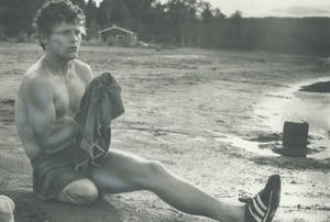 Terry Fox In The Shore Wallpaper