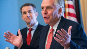 Terry Mcauliffe Alongside Ralph Northam Wallpaper