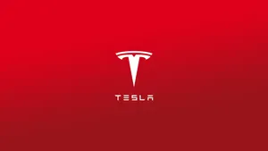 Tesla Full Hd Red Wallpaper