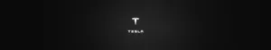 Tesla Logo Dark Triple Monitor Wallpaper