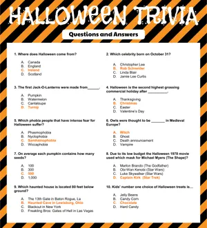 Test Your Knowledge Of Halloween Trivia Wallpaper