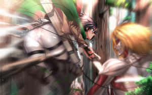 Test Your Mettle Against The Female Titan! Wallpaper