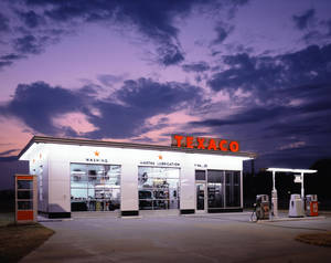 Texaco Gas Station Wallpaper