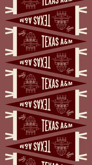 Texas Am Pattern Phone Wallpaper