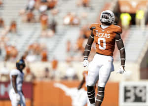 Texas Football Player Number0 Wallpaper