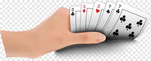 Texas Hold'em Cards And Hand Wallpaper