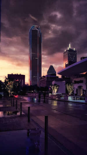 Texas Iphone Dark Clouds Dallas Wallpaper