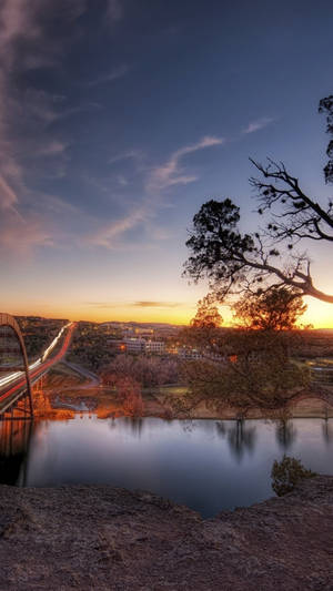 Texas Pennybacker Bridge Wallpaper