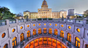 Texas State Capitol Dusk View Wallpaper