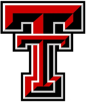 Texas Tech Logo On Black Background Wallpaper