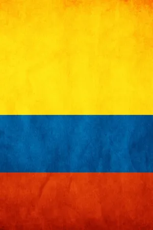 Textured Colombia Flag Wallpaper