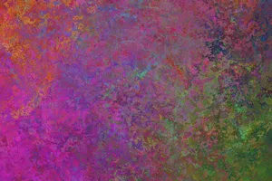 Textured Orange, Pink, And Green Wallpaper