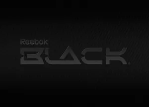Textured Reebok Black Wallpaper