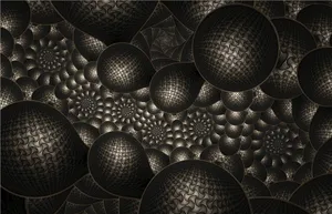 Textured Spheres Cool Optical Illusions Wallpaper