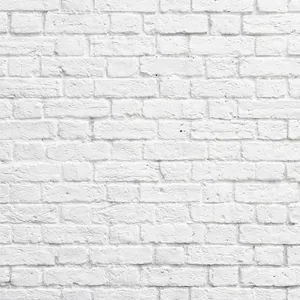 Textured White Brick Wall Flemish Bond Wallpaper
