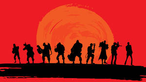 Tf2 4k Silhouette Art Wallpaper