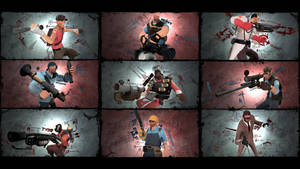 Tf2 In-game Characters Wallpaper