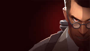 Tf2 Medic Scary Close Up Wallpaper