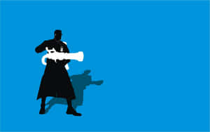 Tf2 Medic Silhouette Villain Art Wallpaper