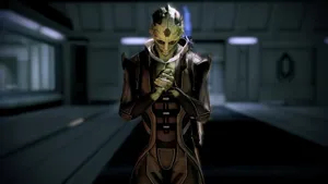 Thane Krios - A Deadly Assassin From Mass Effect 2 Wallpaper