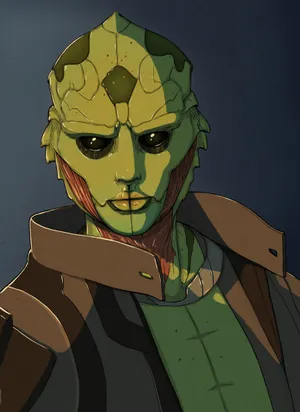 Thane Krios - Adept Assassin Of Mass Effect Wallpaper