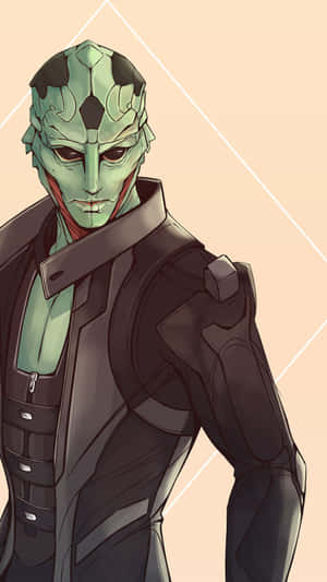 Thane Krios - Deadly Assassin Of The Mass Effect Universe Wallpaper