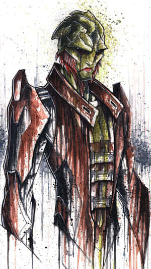 Thane Krios - Drell Assassin From Mass Effect Wallpaper