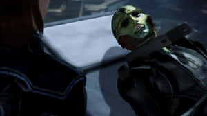 Thane Krios, The Deadly Drell Assassin From Mass Effect 2 Wallpaper