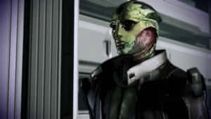 Thane Krios, The Drell Assassin In Action Wallpaper