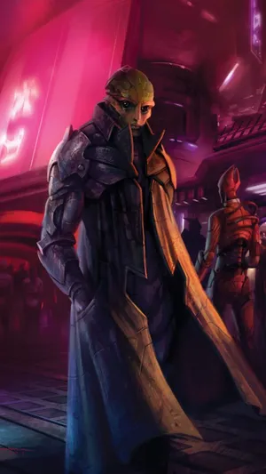 Thane Krios - The Unstoppable Assassin Wallpaper