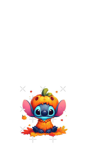 Thanksgiving Stitch Cartoon Character Wallpaper