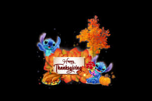 Thanksgiving Stitch Celebration Wallpaper