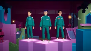 Thanos Squid Game Challenge Wallpaper