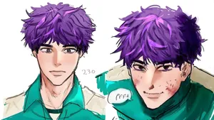 Thanos Squid Game Characters Wallpaper