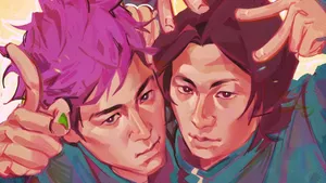 Thanos Squid Game Characters Wallpaper