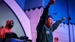 Thanos Squid Game Victory Wallpaper