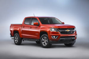 The 2019 Chevrolet Colorado Is Shown In A Studio Wallpaper