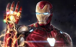 The 6 Infinity Stones In The Gauntlet Wallpaper