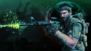 The Action Is Intense In Call Of Duty Black Ops Wallpaper