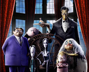 The Addams Family Creepy Poster Wallpaper