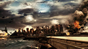 The Aftermath Of War In New York Wallpaper