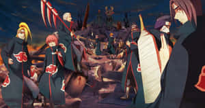 The Akatsuki Members, A Menacing Gang Of Power Seekers Wallpaper