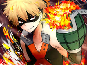 “the All-mighty Bakugo” Wallpaper