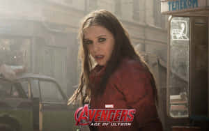 The All New And Powerful Scarlet Witch In An 8k Resolution Wallpaper