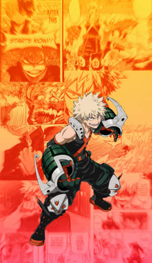 The All-new Bakugo Phone - Get The Ultimate Phone Experience Wallpaper