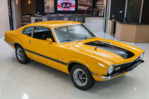 The All-new Ford Maverick 2023 Displayed In A Mountainous Terrain Wallpaper